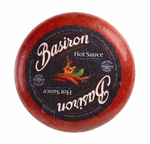 Spicy hard cheese from the Basiron series